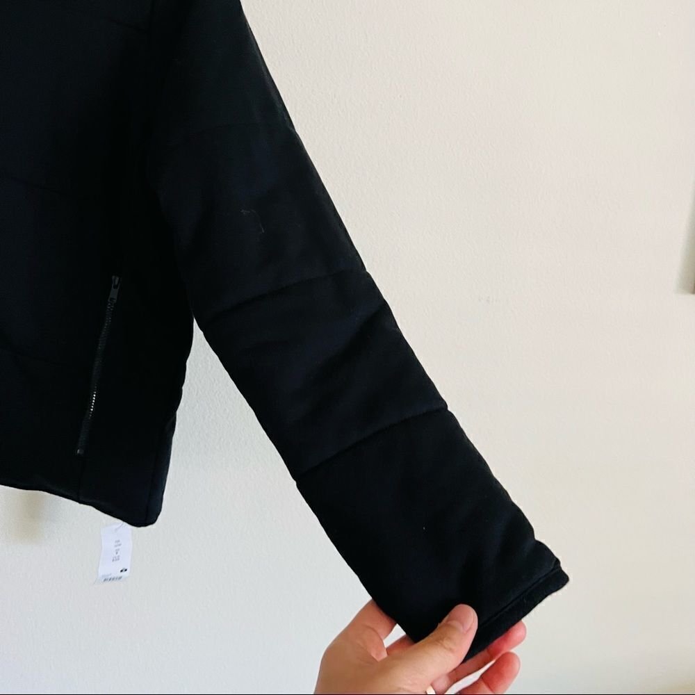 Three Dots Women's Black Full Zip Puffer Jacket Size Medium NWT - Picture 4 of 8